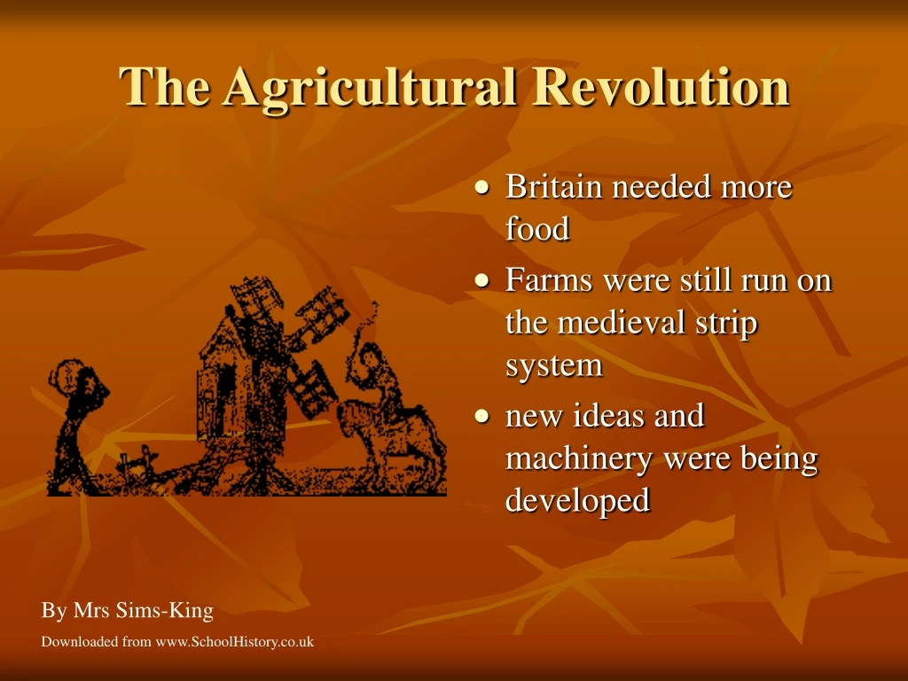 the agricultural revolution