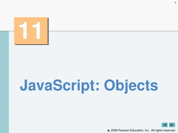 JavaScript: Objects