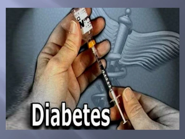 Incidence of Diabetes