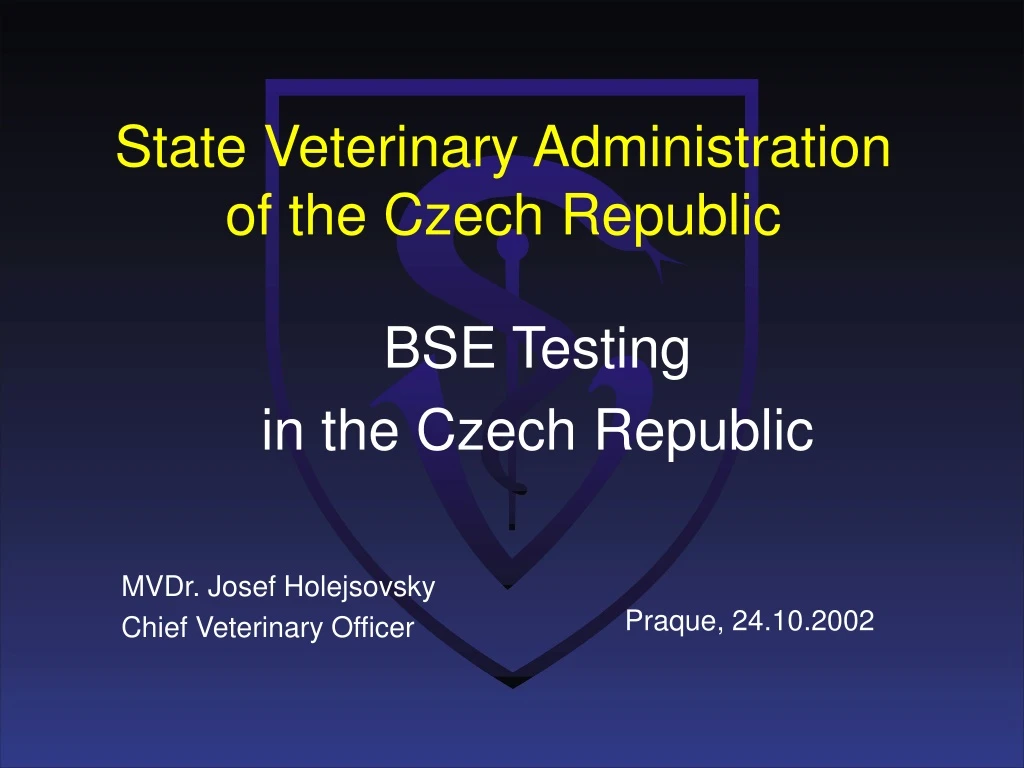 state veterinary administration of the czech republic