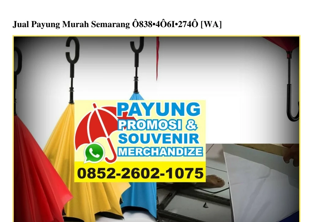 jual payung murah semarang 838 4 6i 274 wa