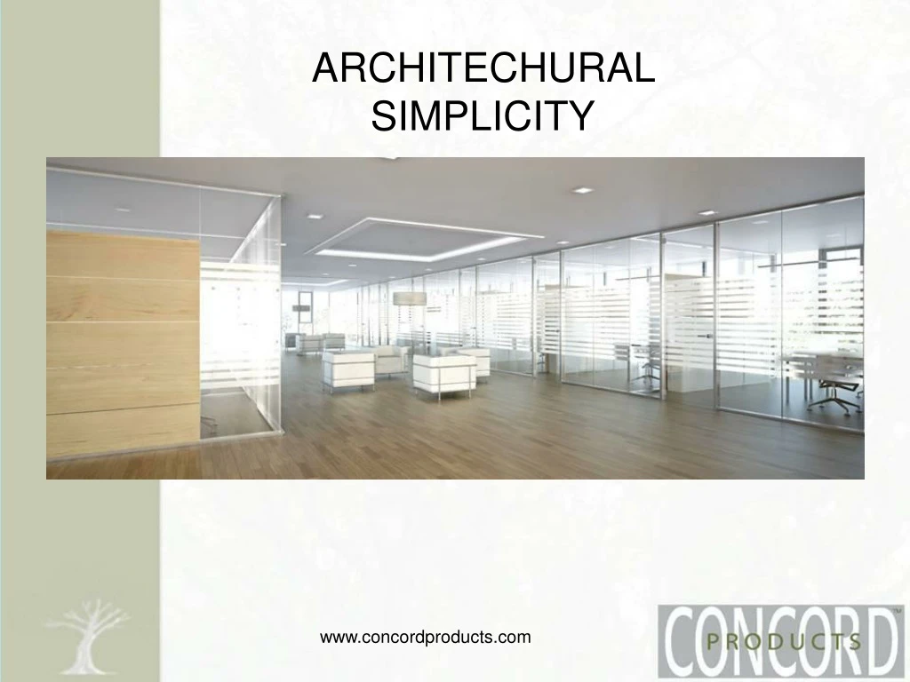 architechural simplicity