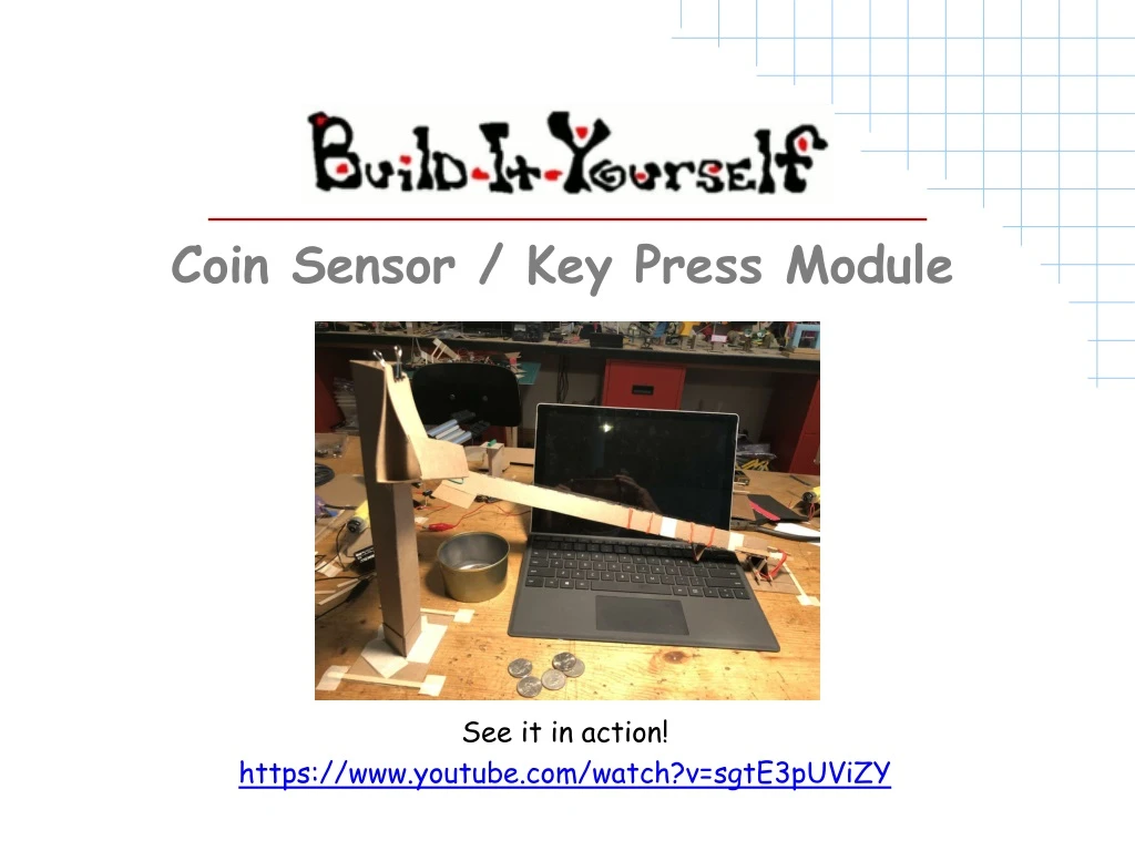 coin sensor key press module