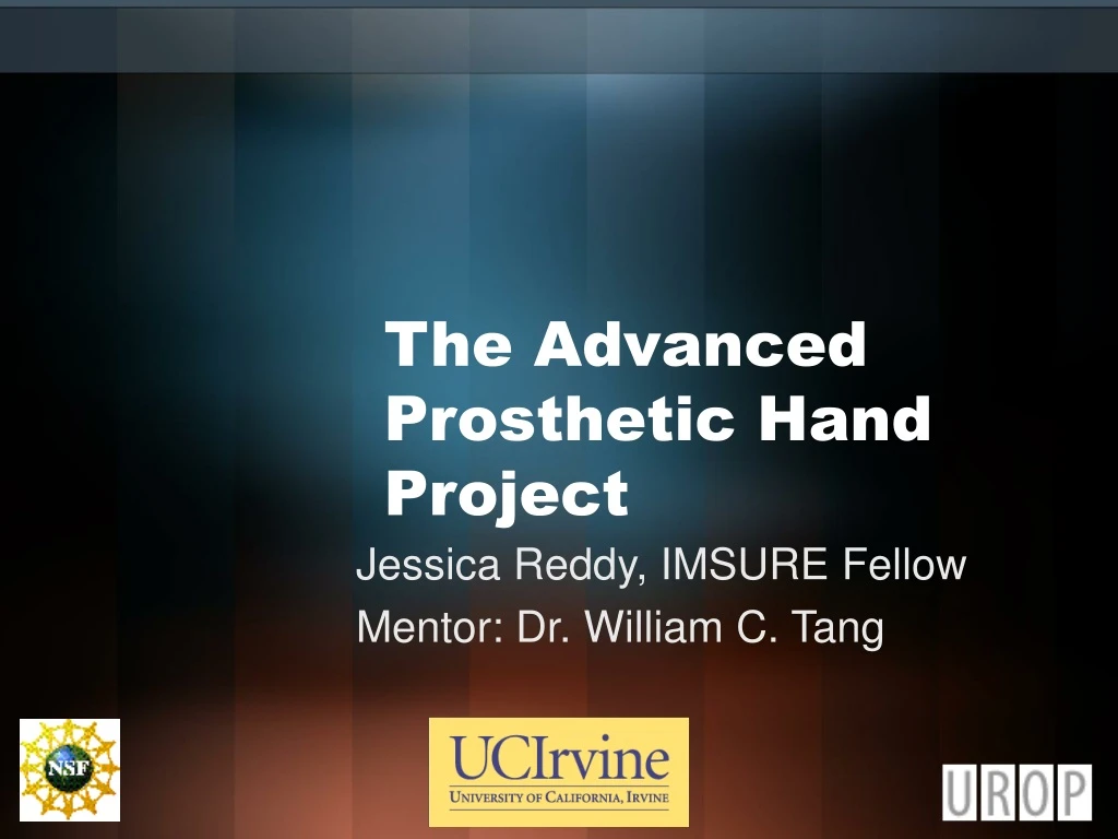 the advanced prosthetic hand project