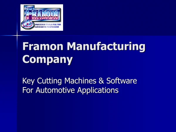 Framon Manufacturing Company