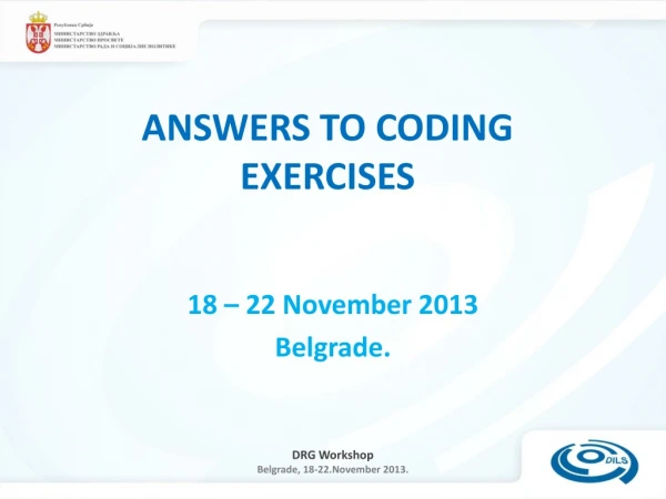 ANSWERS TO CODING EXERCISES