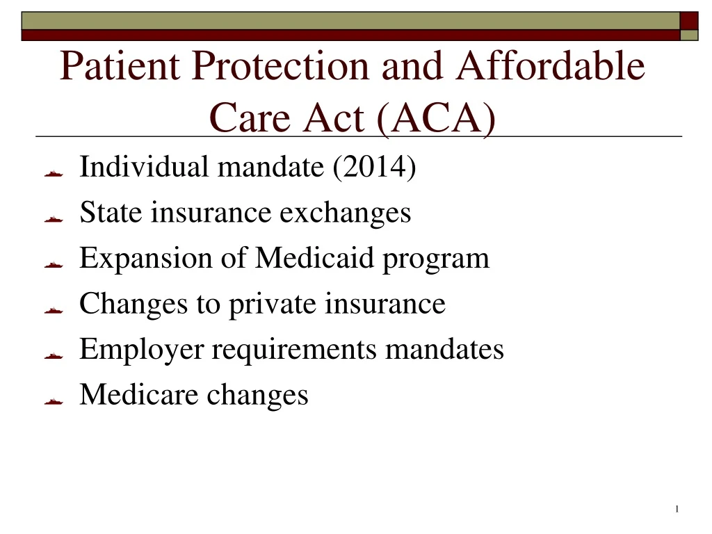 patient protection and affordable care act aca