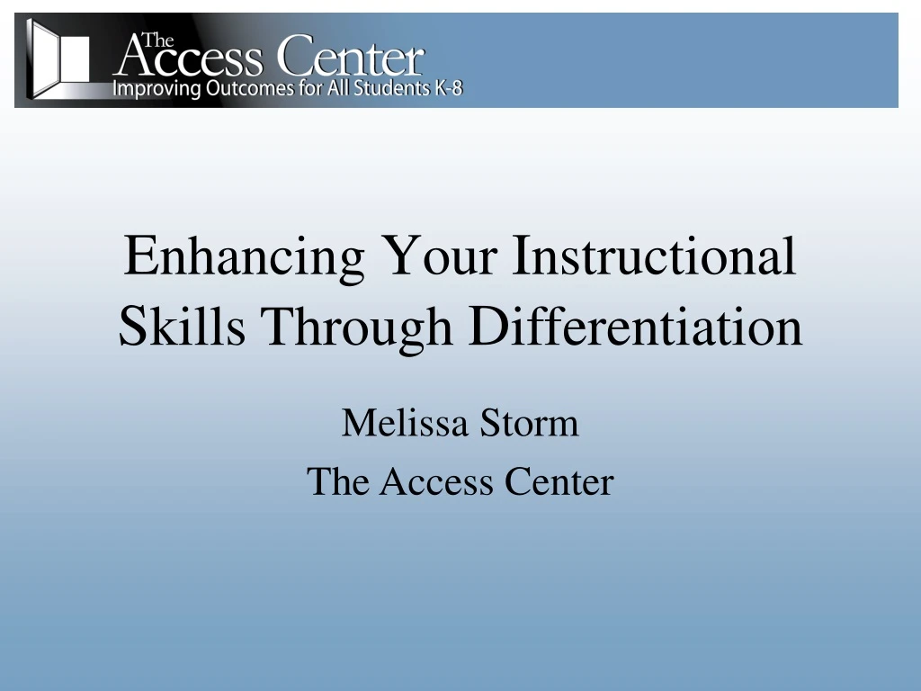 melissa storm the access center