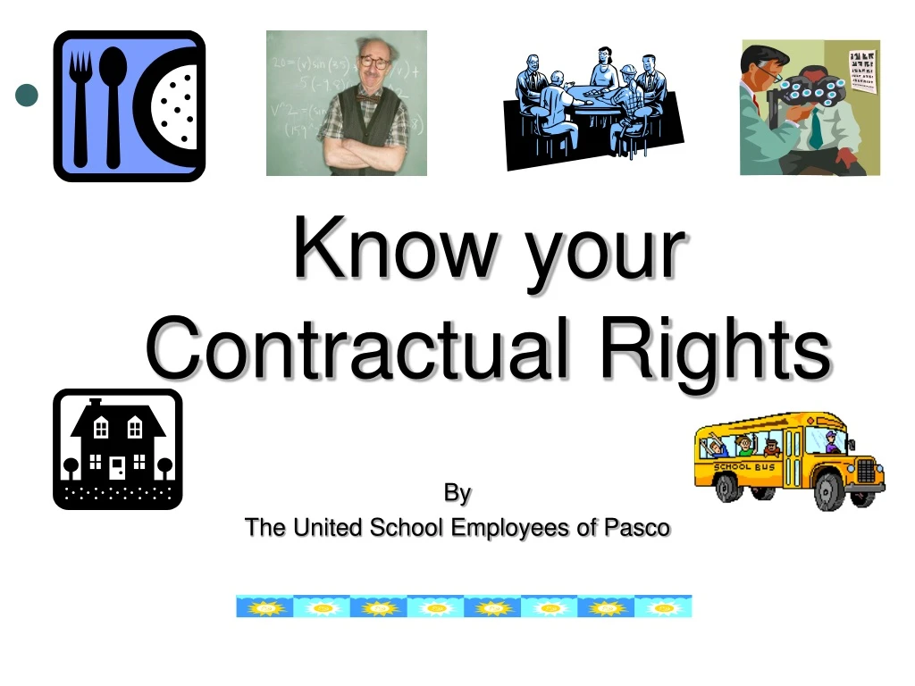 know your contractual rights