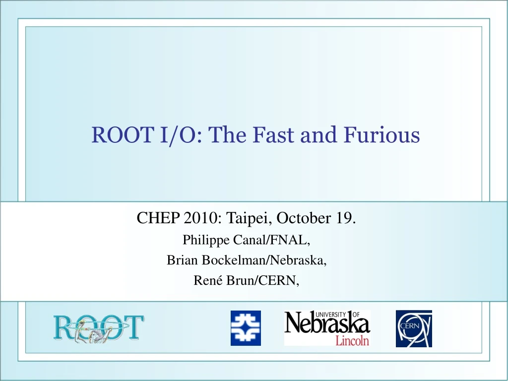 root i o the fast and furious