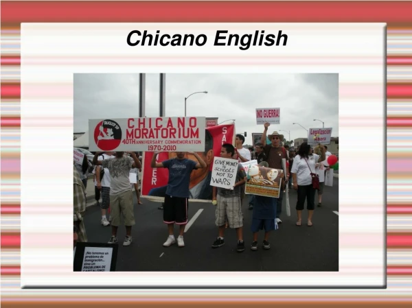 Chicano English