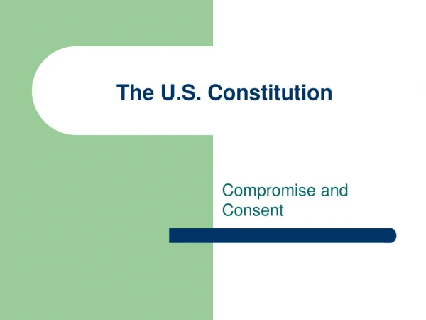 The U.S. Constitution
