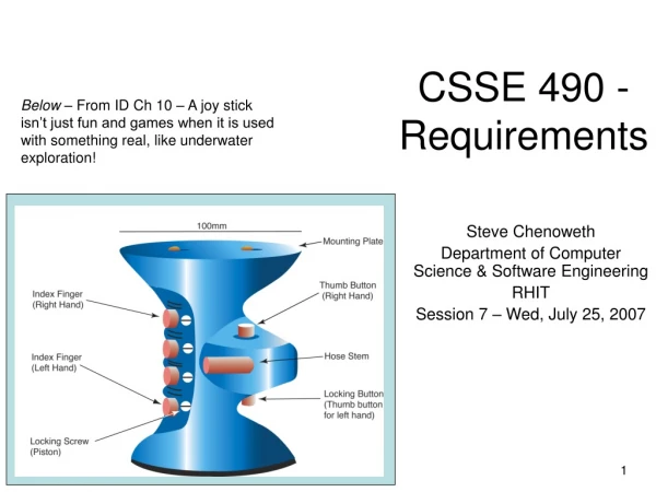 CSSE 490 - Requirements