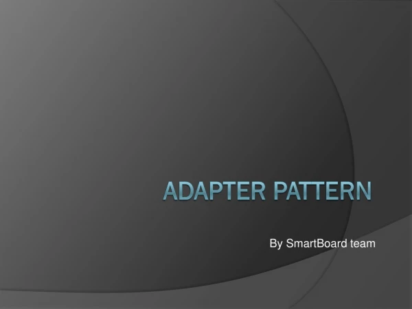 Adapter pattern
