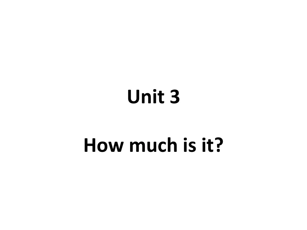 unit 3