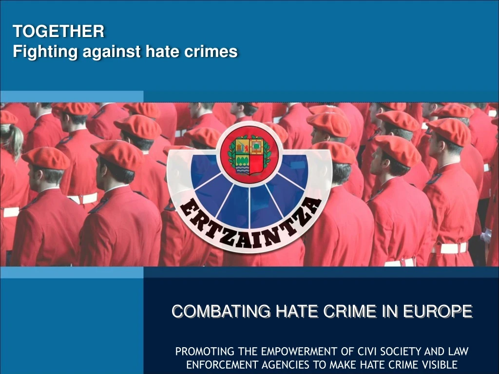 together fighting against hate crimes