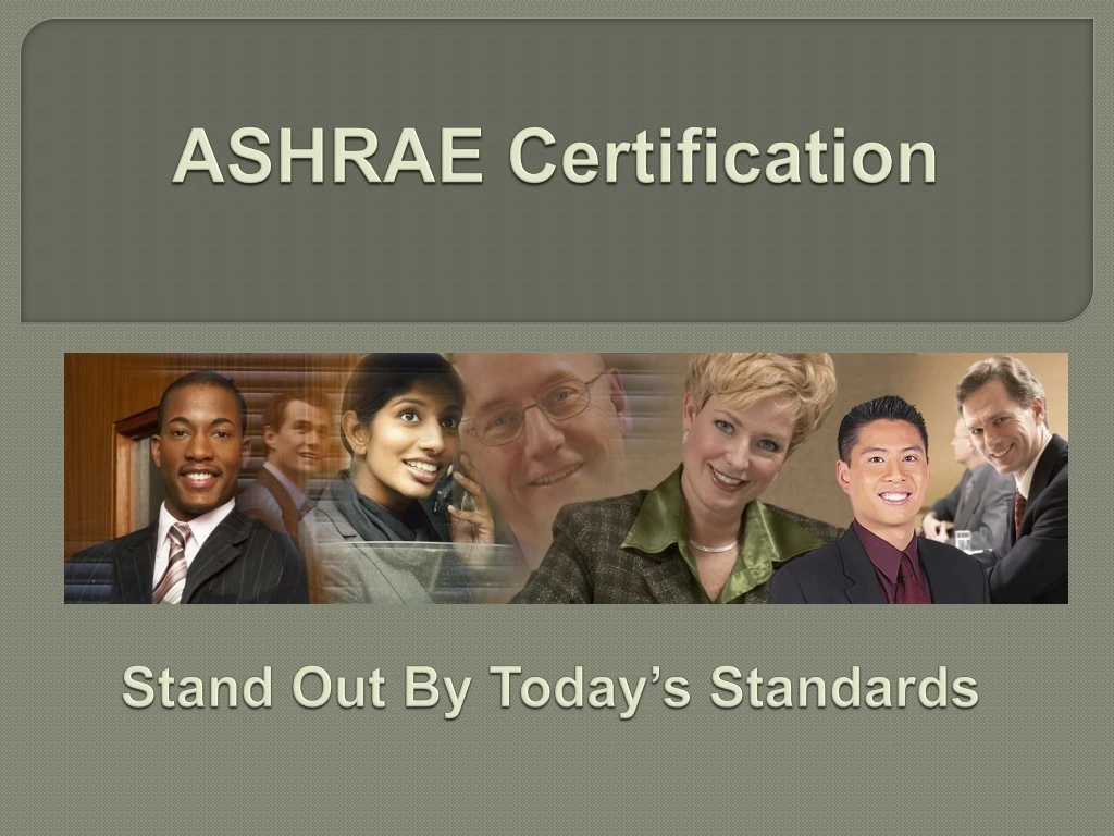 ashrae certification