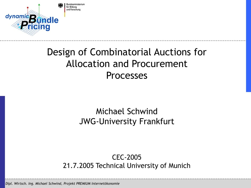 design of combinatorial auctions for allocation