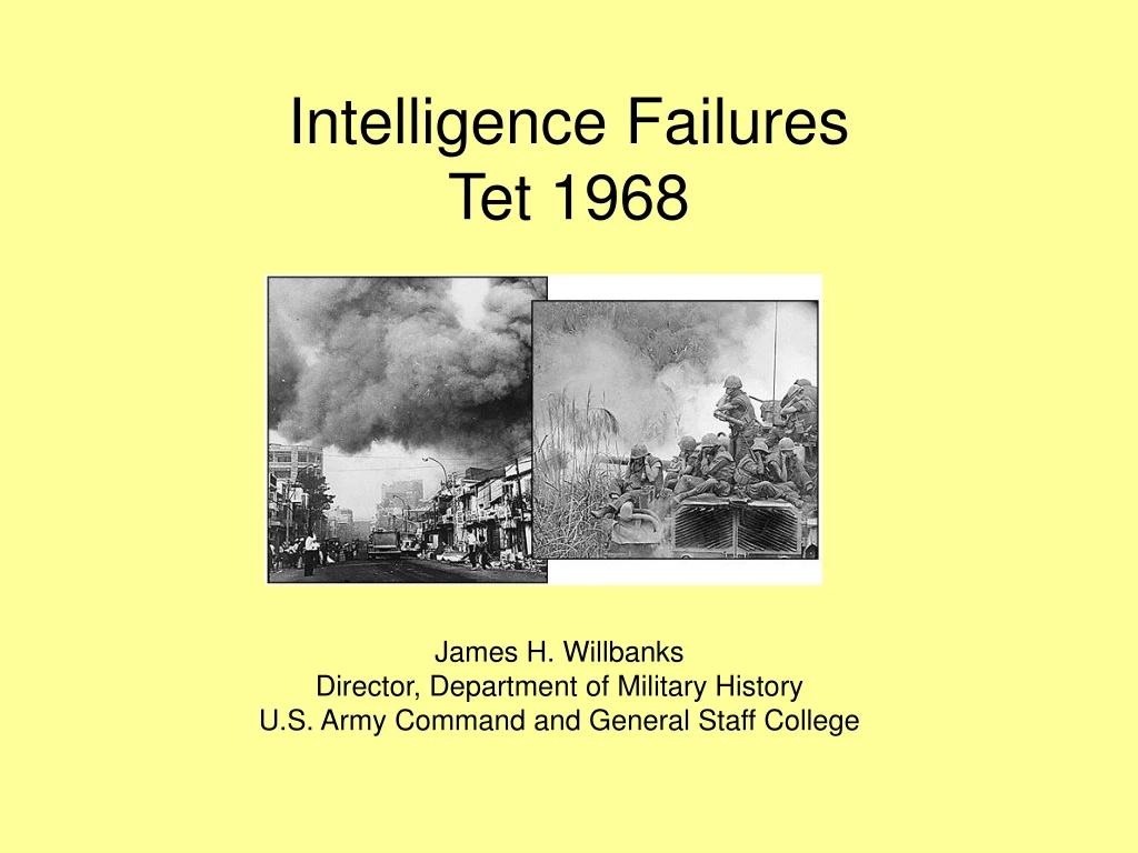 intelligence failures tet 1968