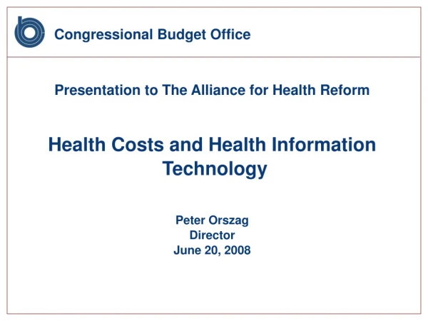 Congressional Budget Office