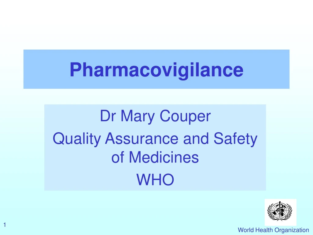 pharmacovigilance