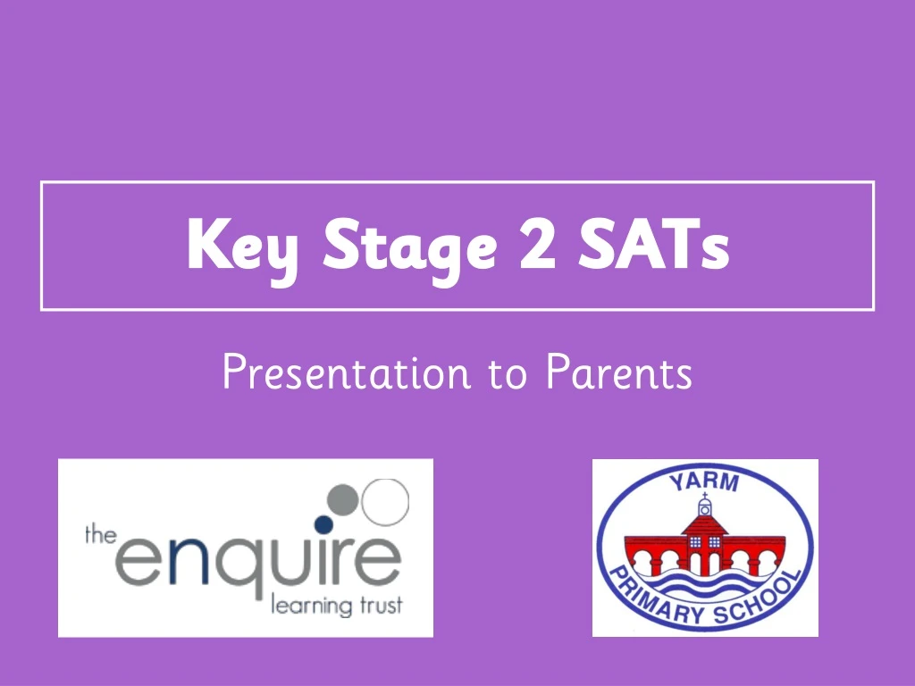 key stage 2 sats