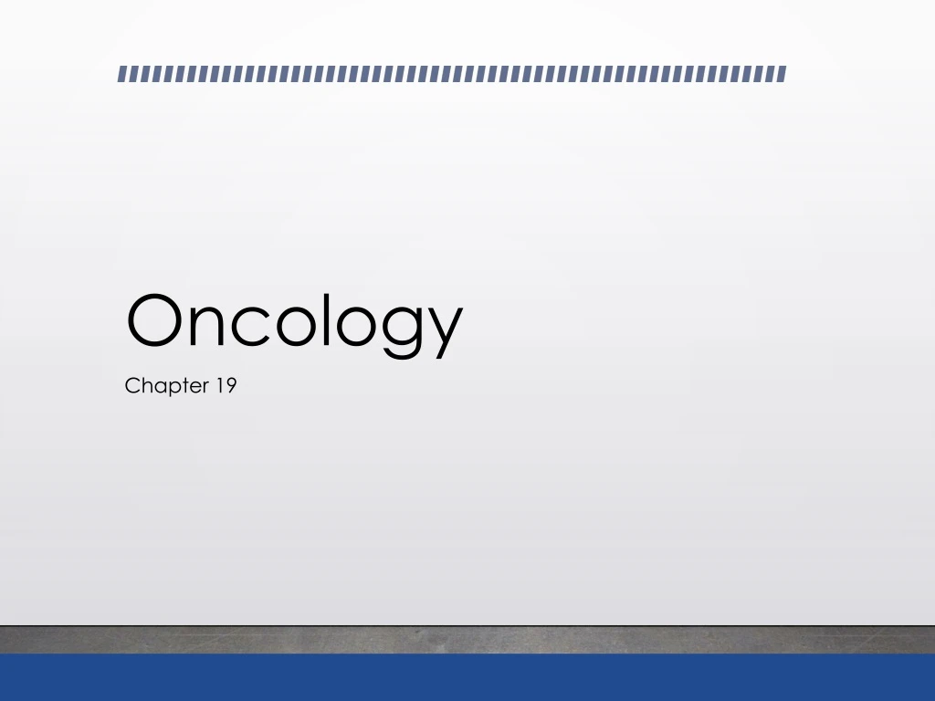 oncology