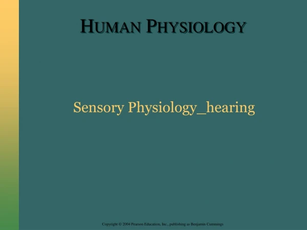 Sensory Physiology_hearing