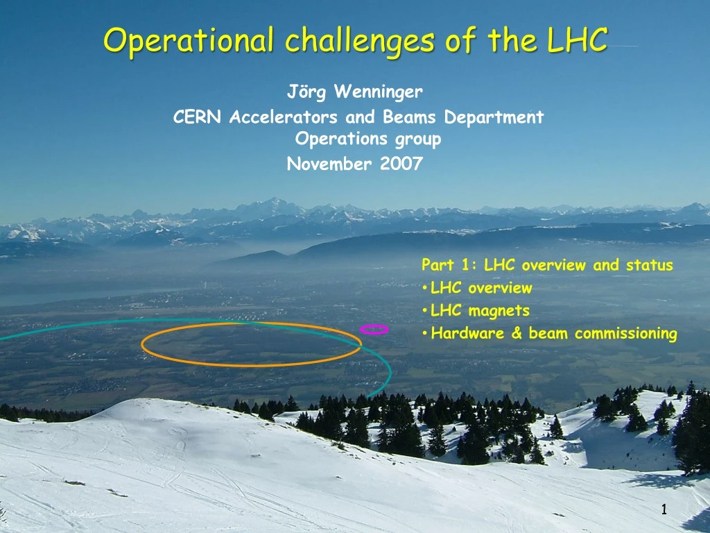 operational challenges of the lhc