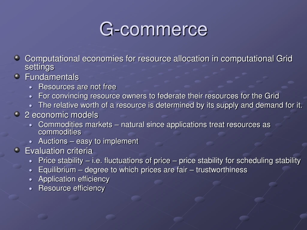 g commerce