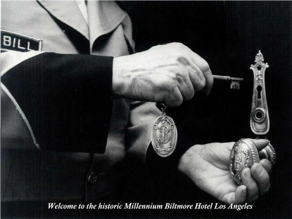 Welcome to the historic Millennium Biltmore Hotel Los Angeles