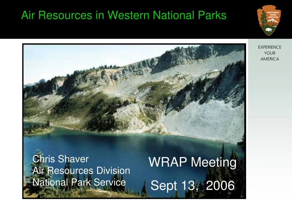 air resources in western national parks