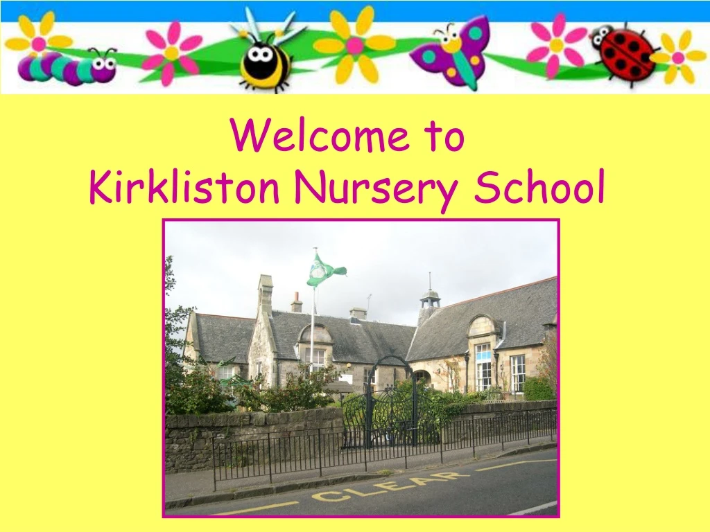 welcome to kirkliston nursery school