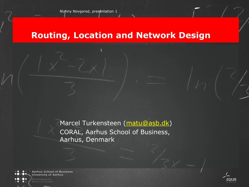 routing location and network design