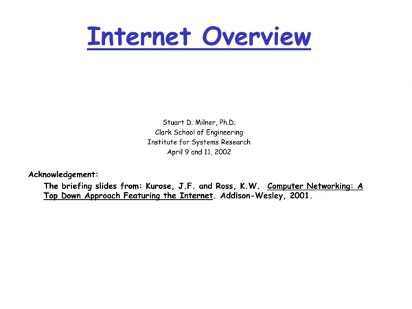 Internet Overview