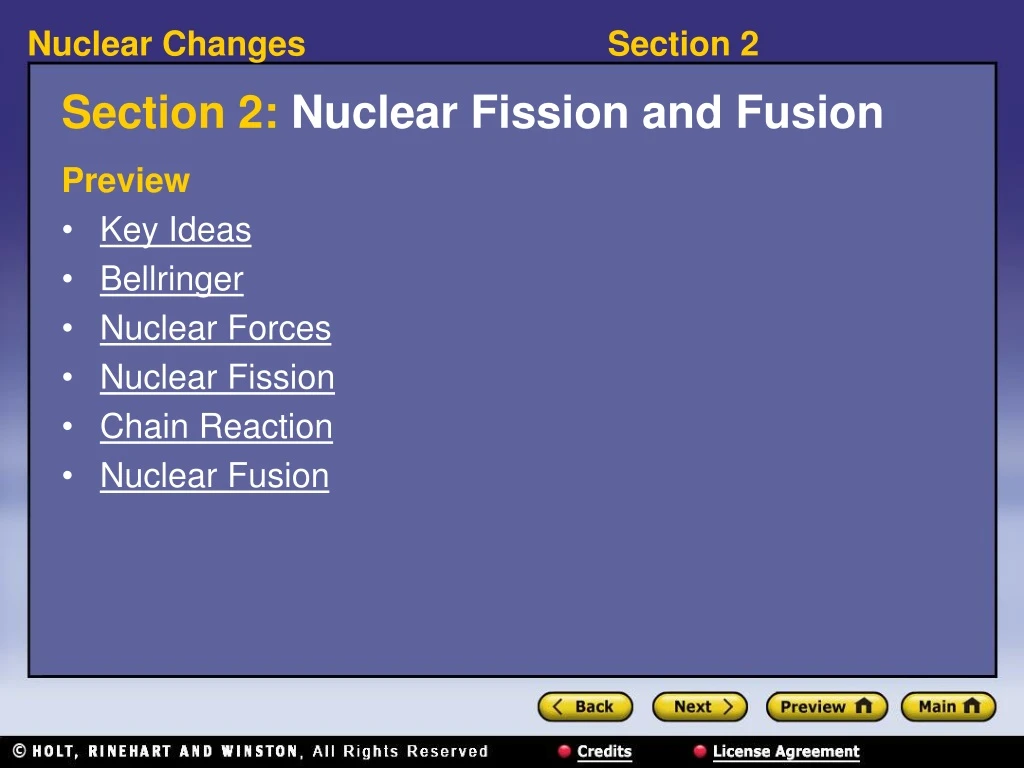 section 2 nuclear fission and fusion