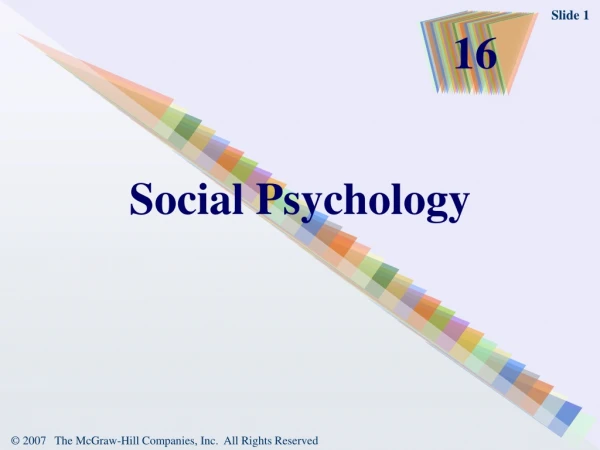 Social Psychology