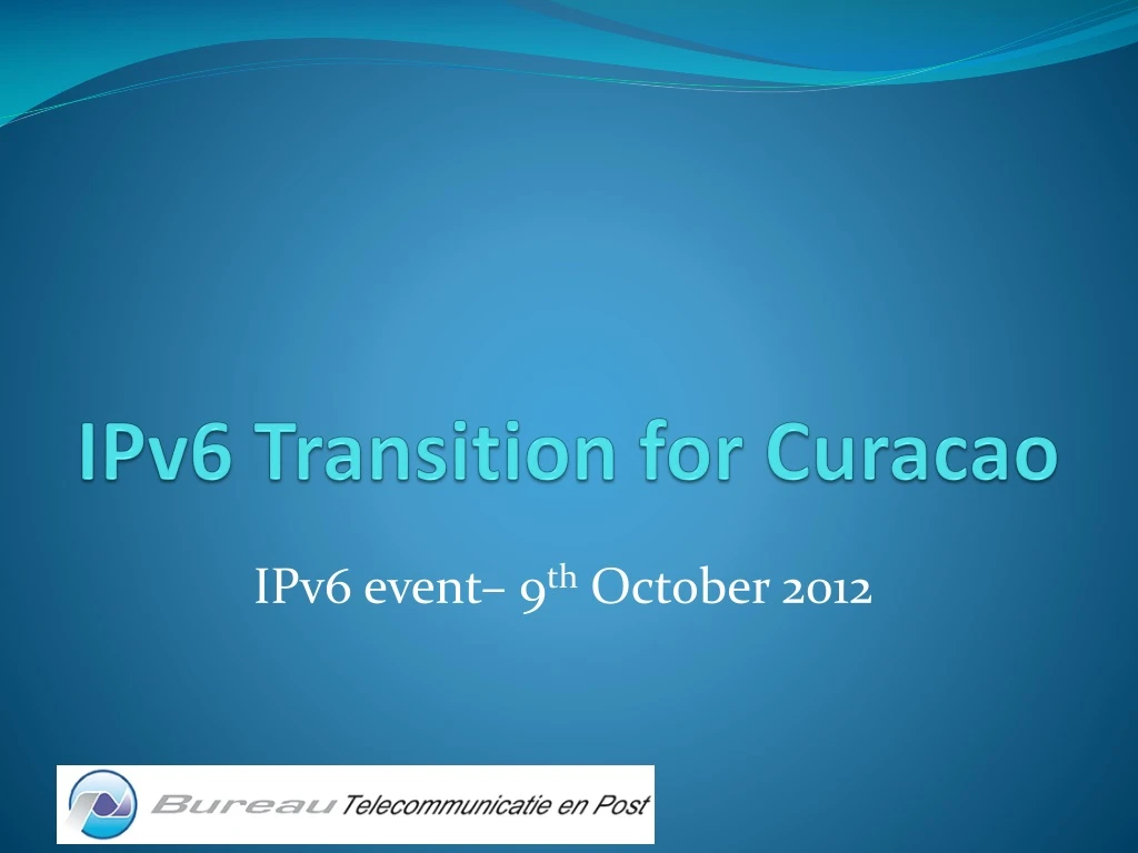 ipv6 transition for curacao