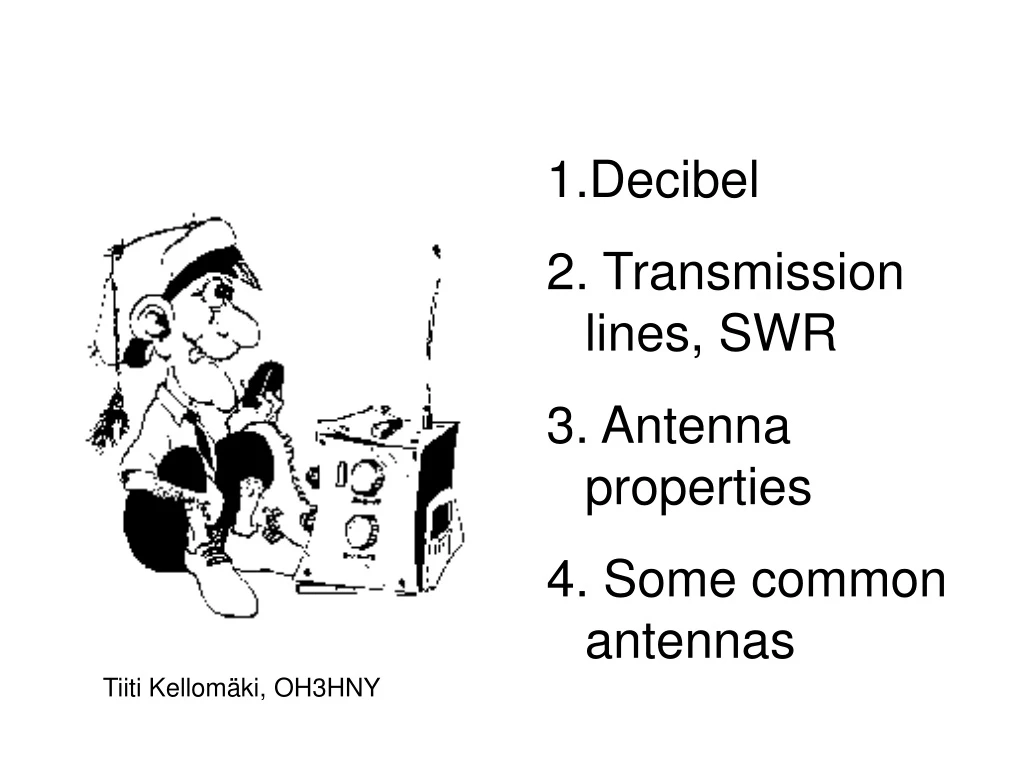 decibel transmission lines swr antenna properties