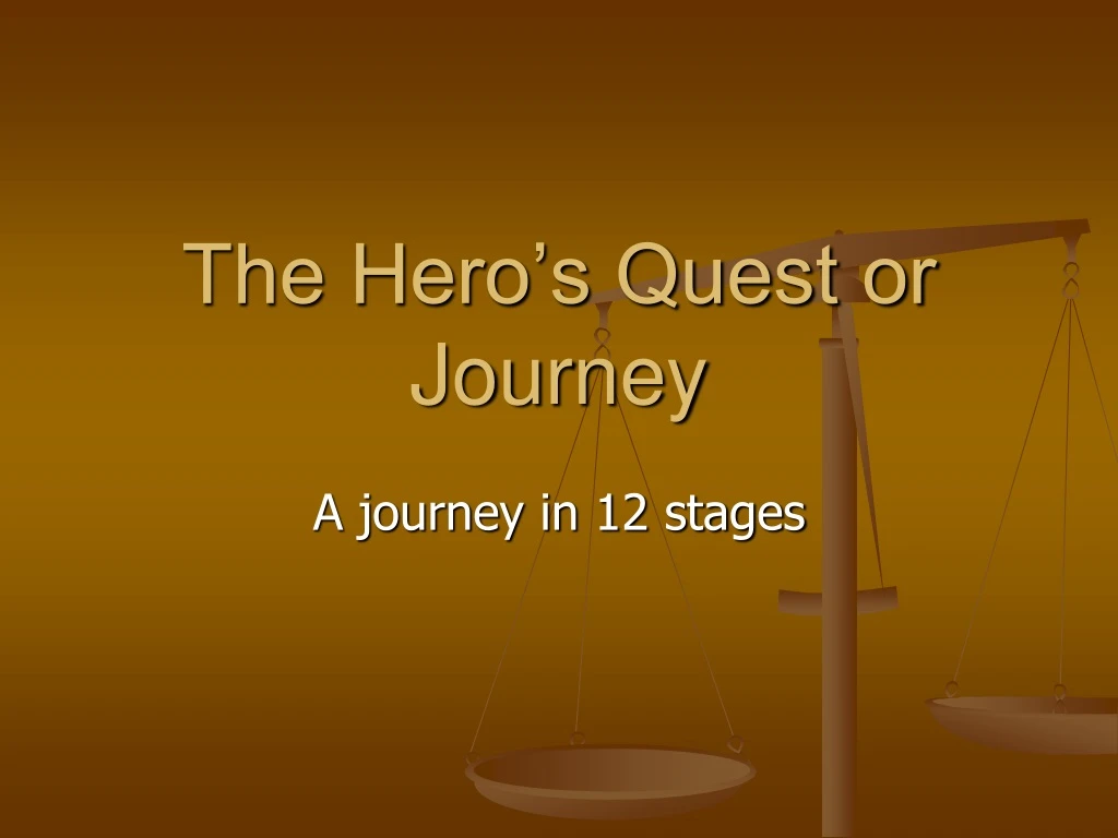 the hero s quest or journey