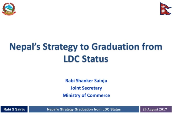 Nepal’s Strategy to Graduation from LDC Status
