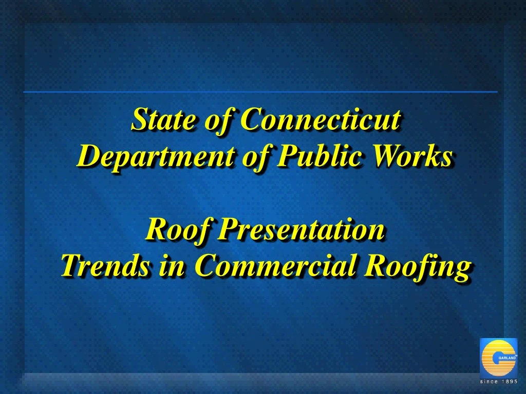 state of connecticut department of public works
