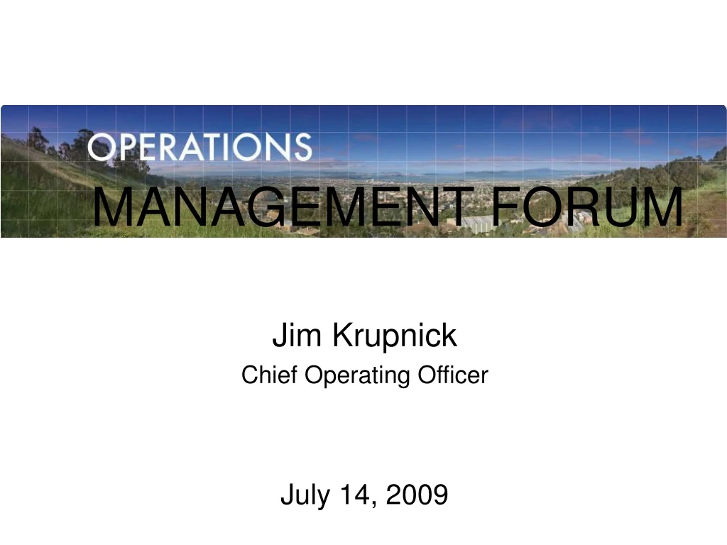 management forum