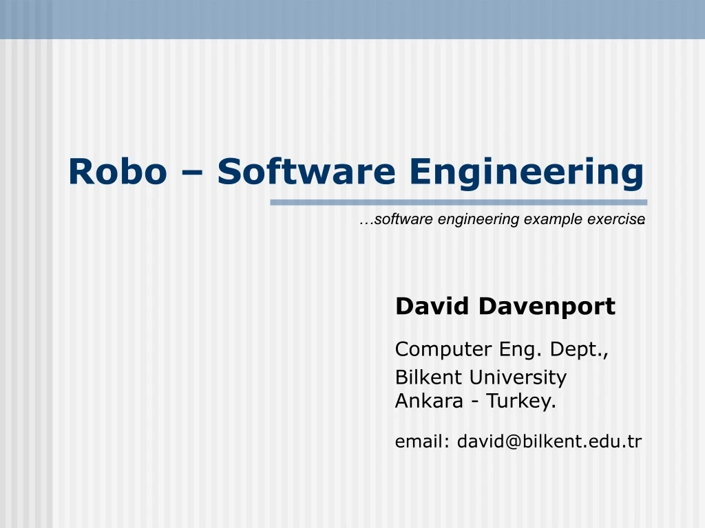 robo software engineering