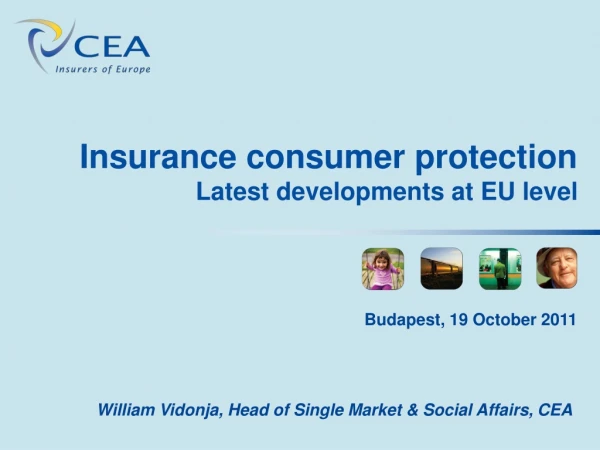 Insurance consumer protection Latest developments at EU level