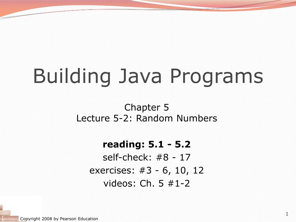 building java programs