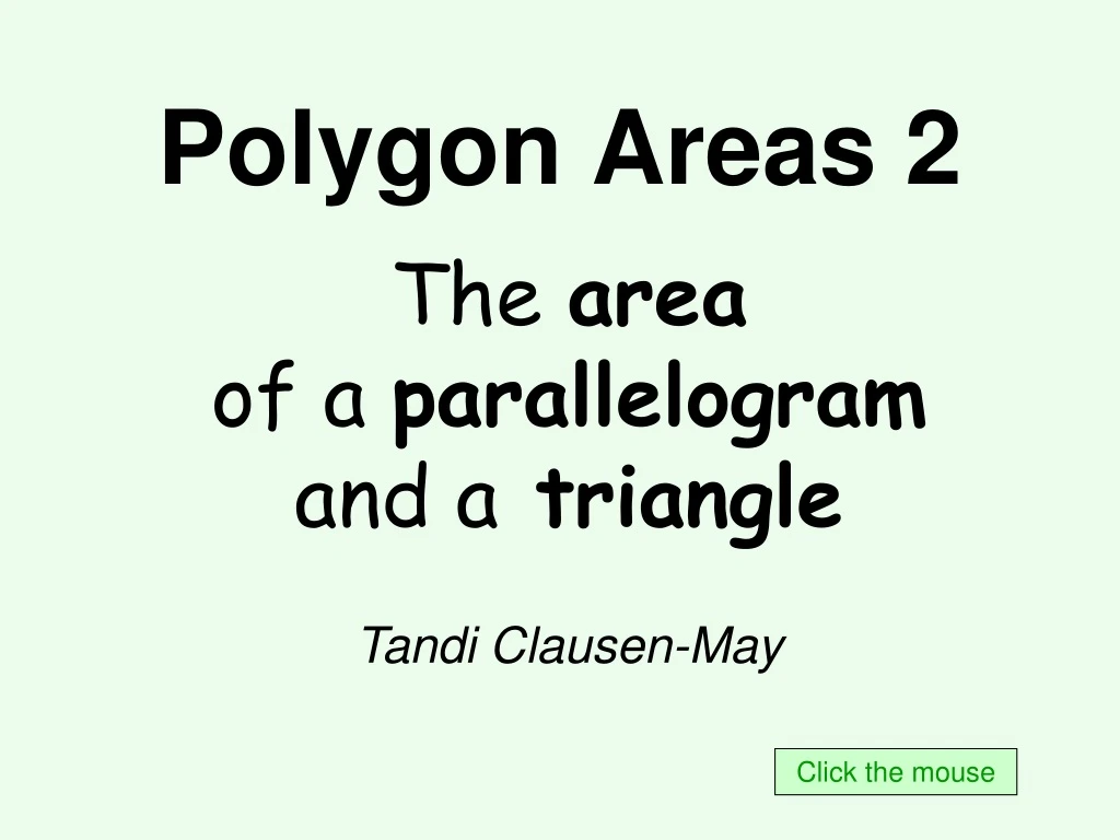 polygon areas 2