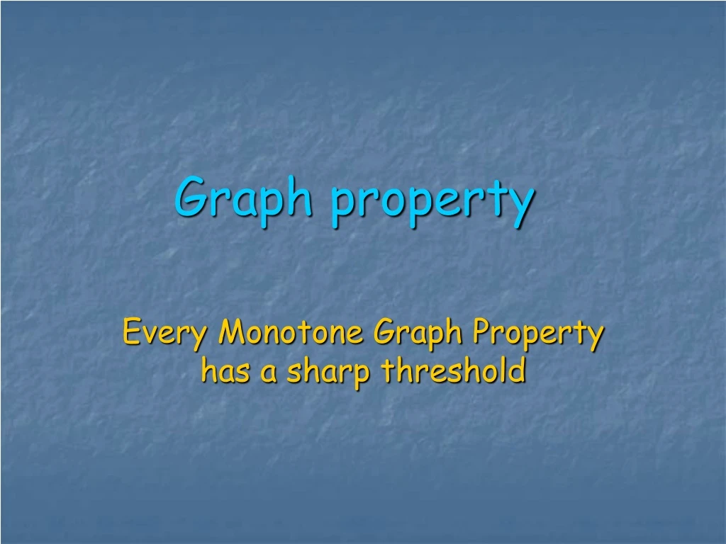 graph property