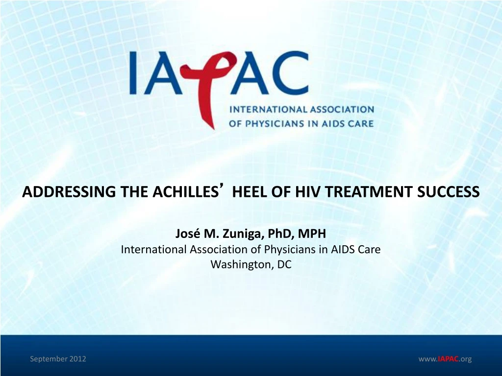 addressing the achilles heel of hiv treatment