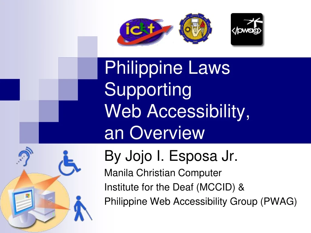 philippine laws supporting web accessibility an overview